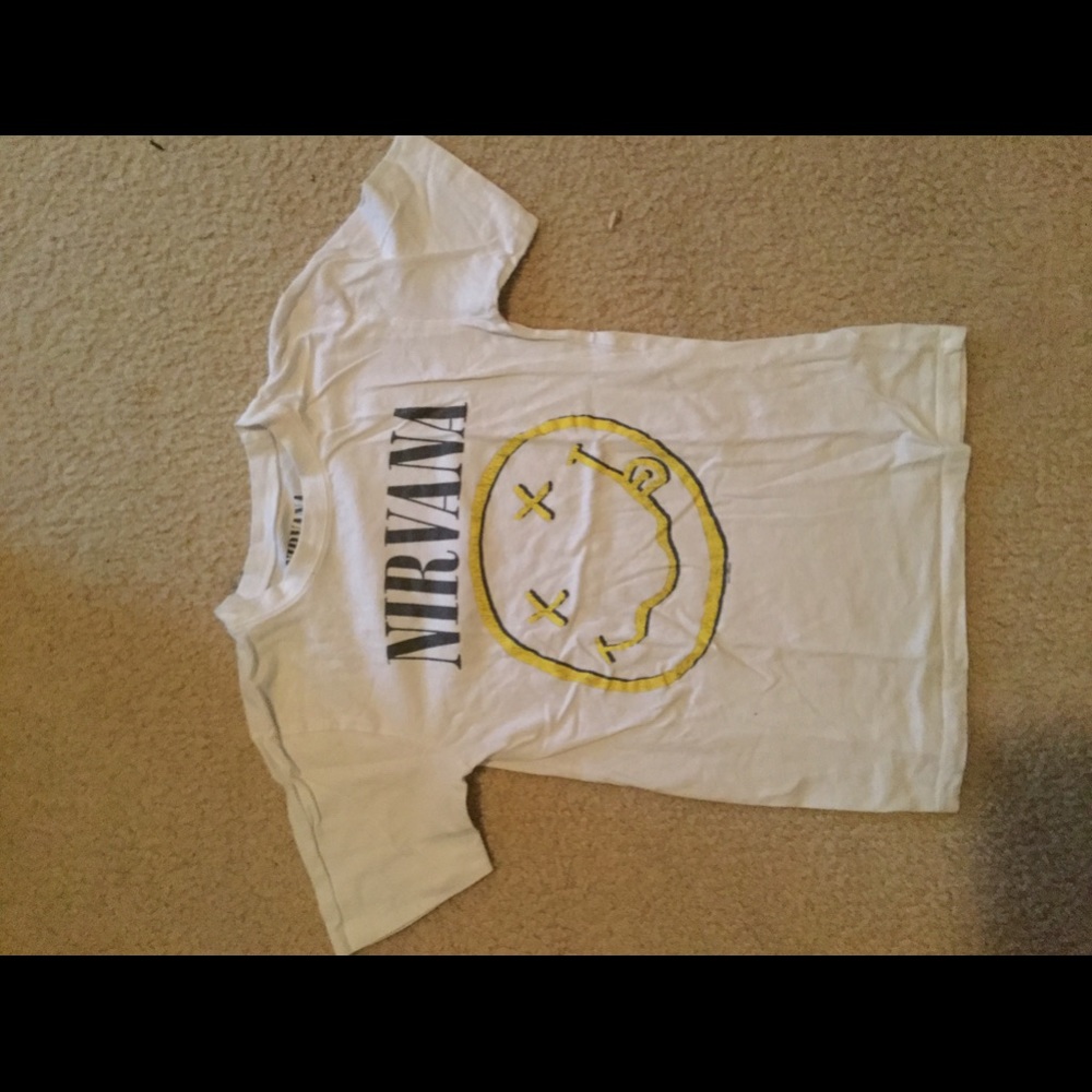 Nirvana white T-shirt